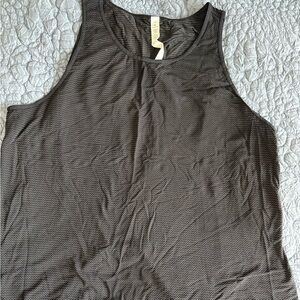Lululemon Athletica Black Striped Tank Top